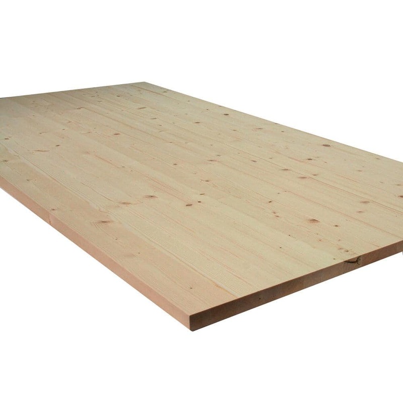Unbranded Allwood 1 in. x 48 in. x 4 ft. Pine Project Panel EGP-5/4x48x48