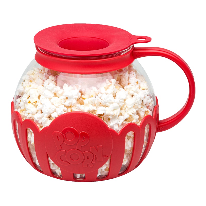 Glass Microwave Popcorn Popper