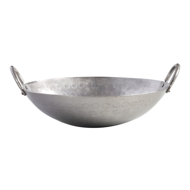Hand Hammered Carbon Steel Wok 12 Inch
