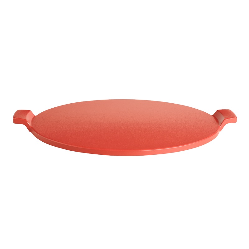 Red Glazed Pizza Stone