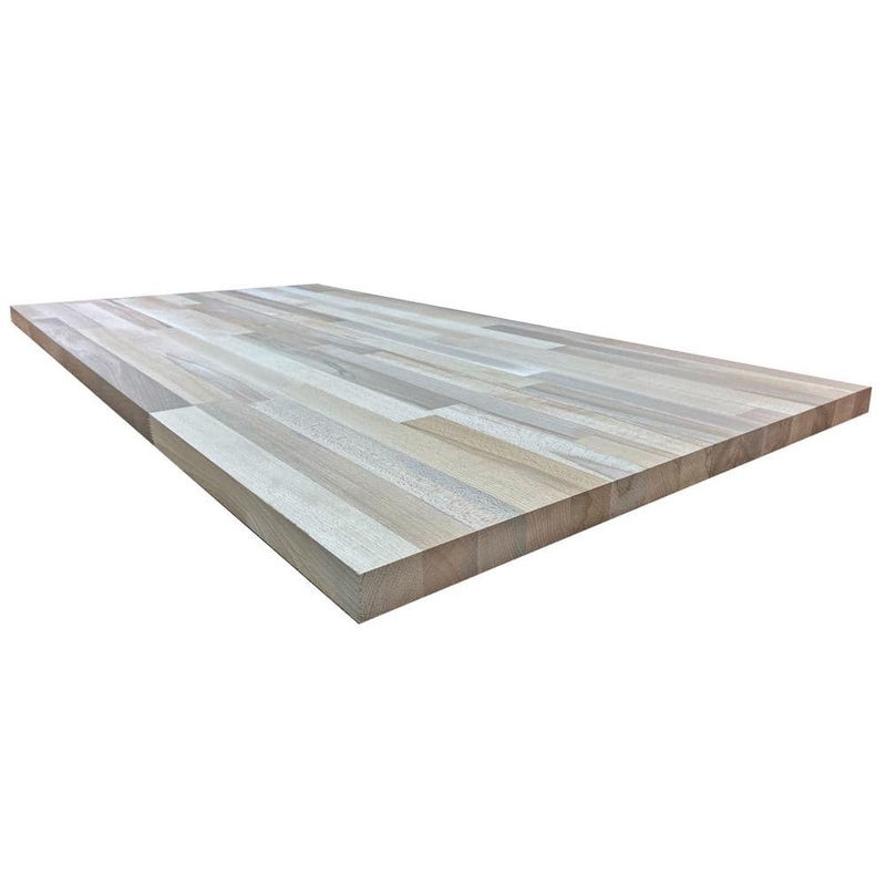Unbranded Allwood 5/4 in. x 2-1/2 ft. x 5 ft. Beech Butcher Block Project Panel Table/Counter/Island Top BEG-5/4x30x60