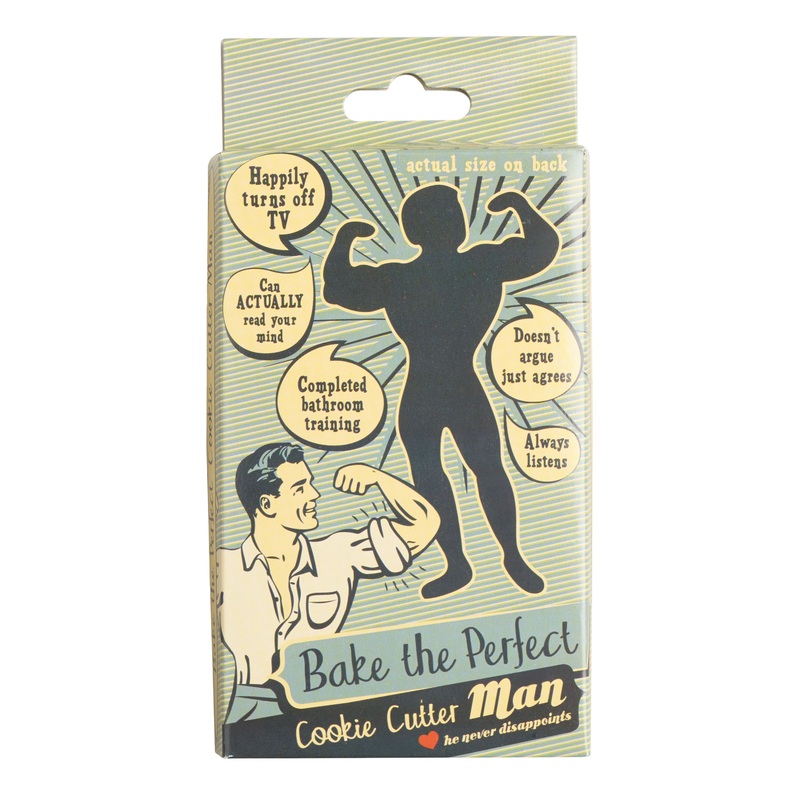 Bake the Perfect Man Stainless Steel Cookie Cutter