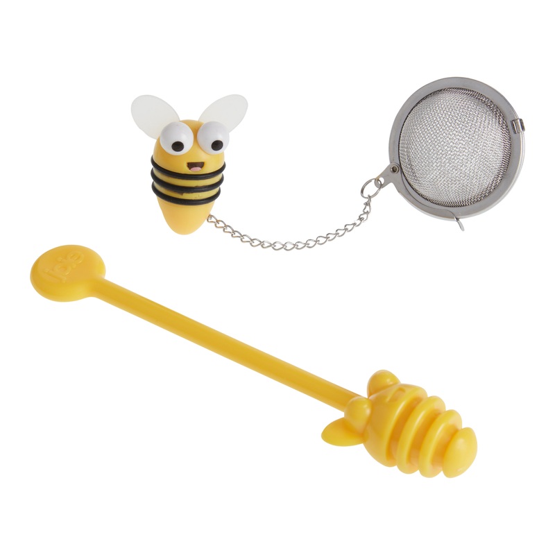 Joie Bee Mesh Ball Tea Infuser With Honey Dipper