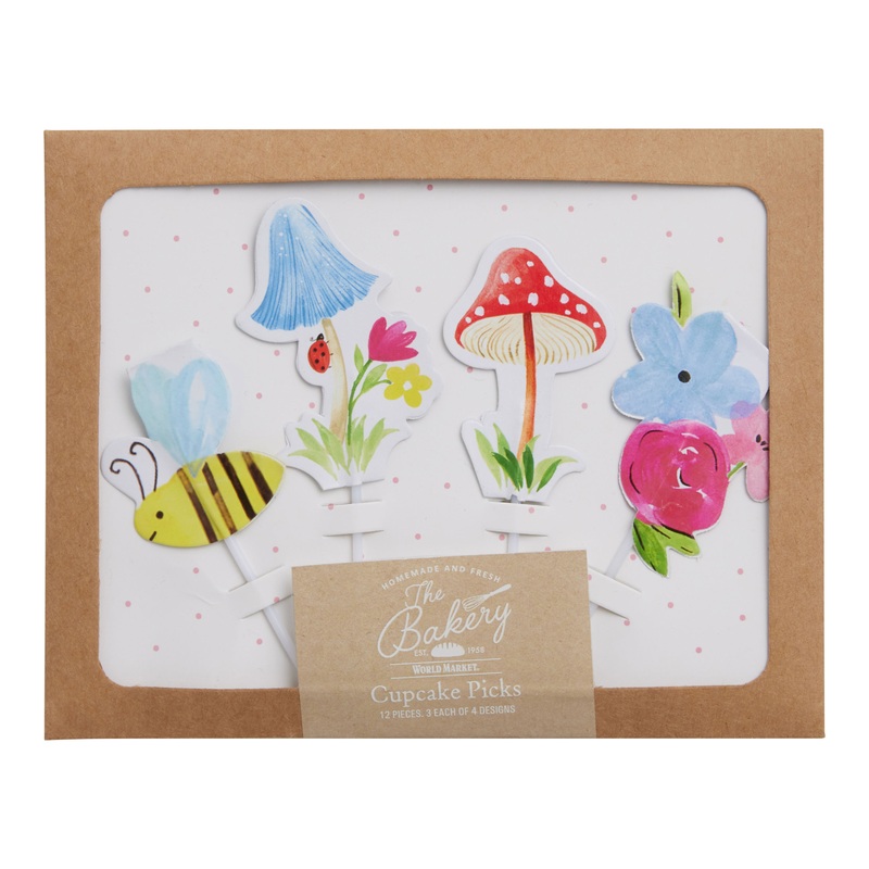 Spring Icon Cupcake Toppers 12 Pack