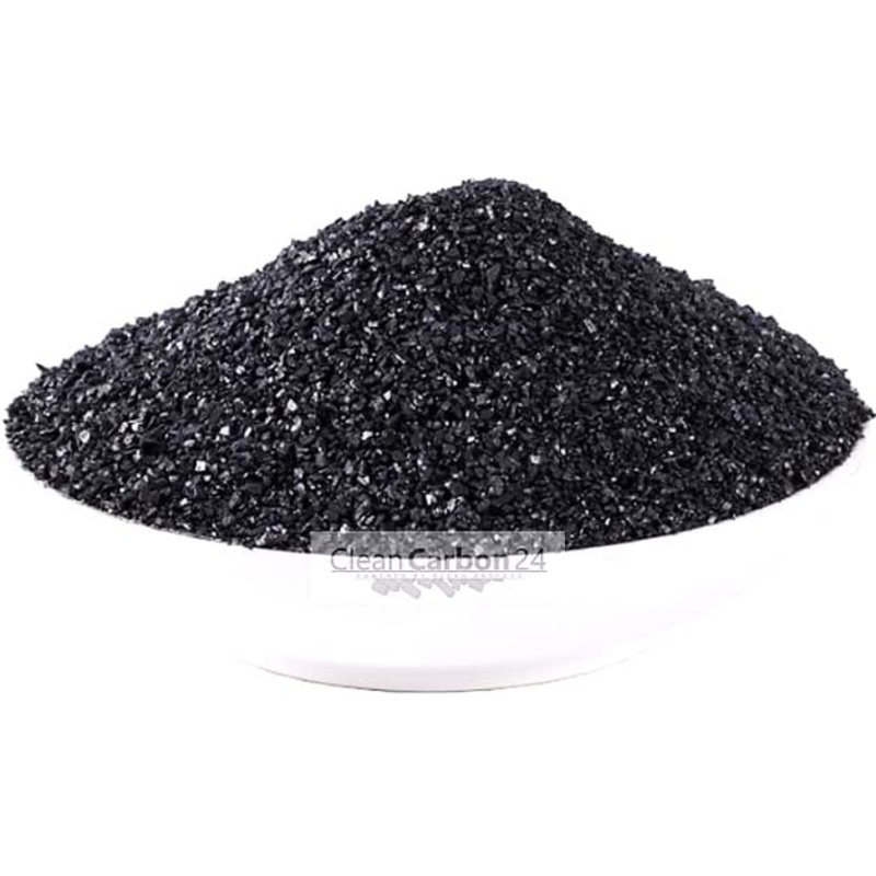 5 litres of activated carbon granules from coconut shells for drinking water treatment (0.6-2.36mm / 8x30mesh) Energy class A 5L