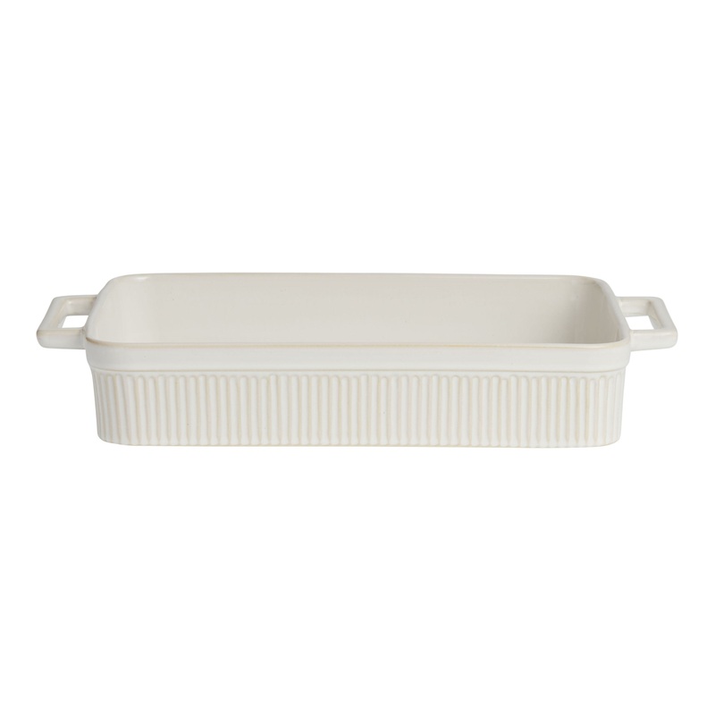 Large Natural Textured Ceramic Farmhouse Baking Dish