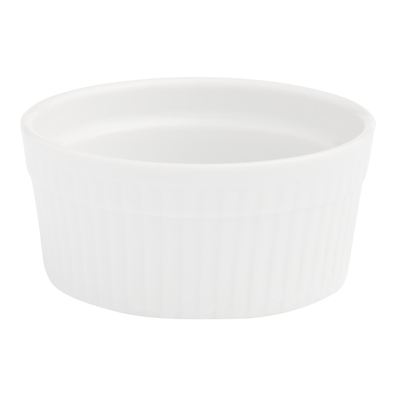 Medium White Ceramic Ramekins Set of 4