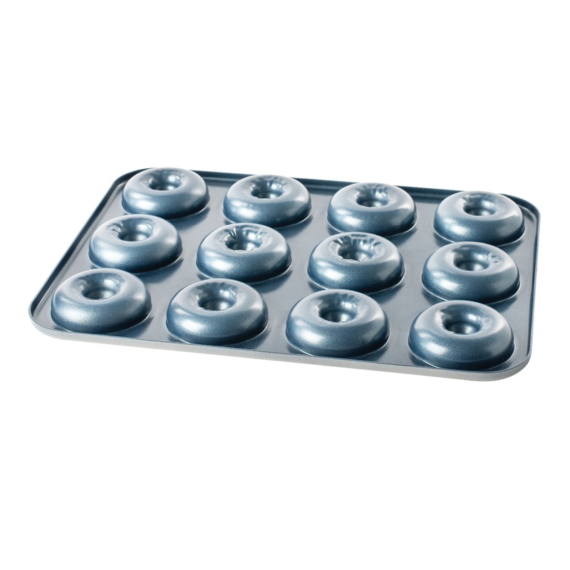 Nordic Ware Colors Nonstick Aluminum 12c Mini Donut Pan