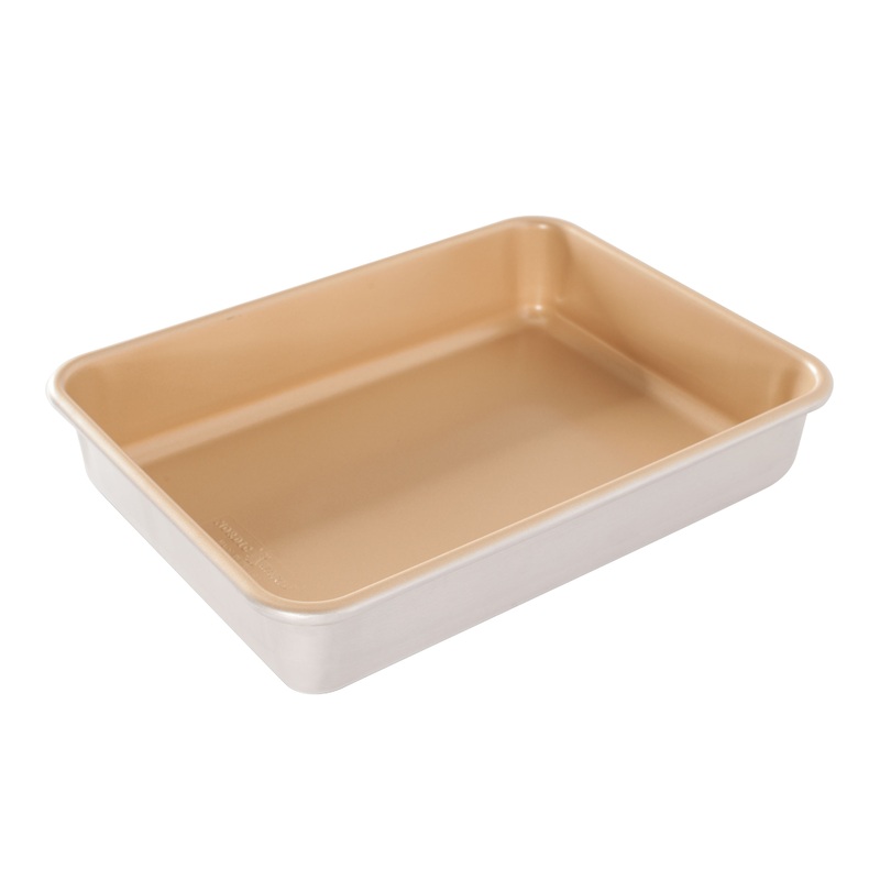 Nordic Ware Naturals Gold Nonstick Aluminum Cake Pan
