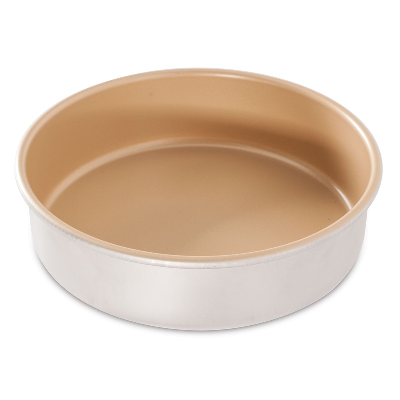 Nordic Ware Naturals Round Gold Nonstick Layer Cake Pan