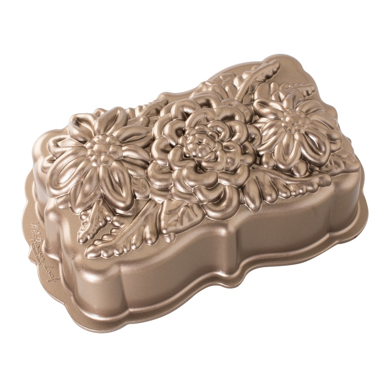 Nordic Ware Nonstick Cast Aluminum Wildflower Loaf Pan