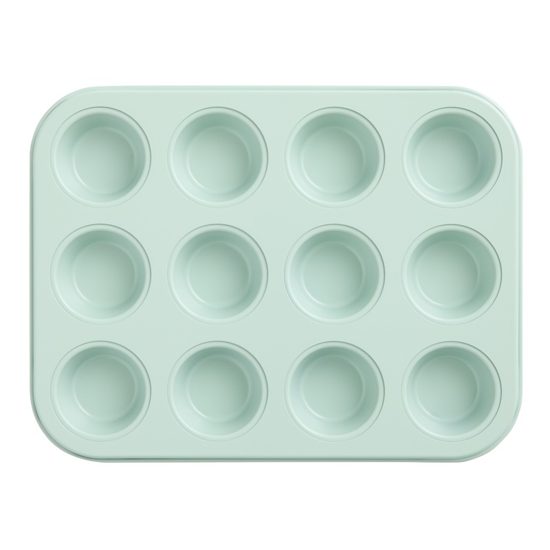 Sage Green Nonstick Ceramic 12c Mini Muffin Pan