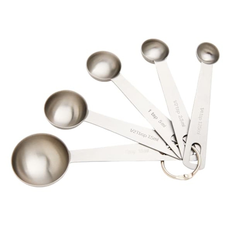 5-Piece Stainless Steel Measuring Spoons