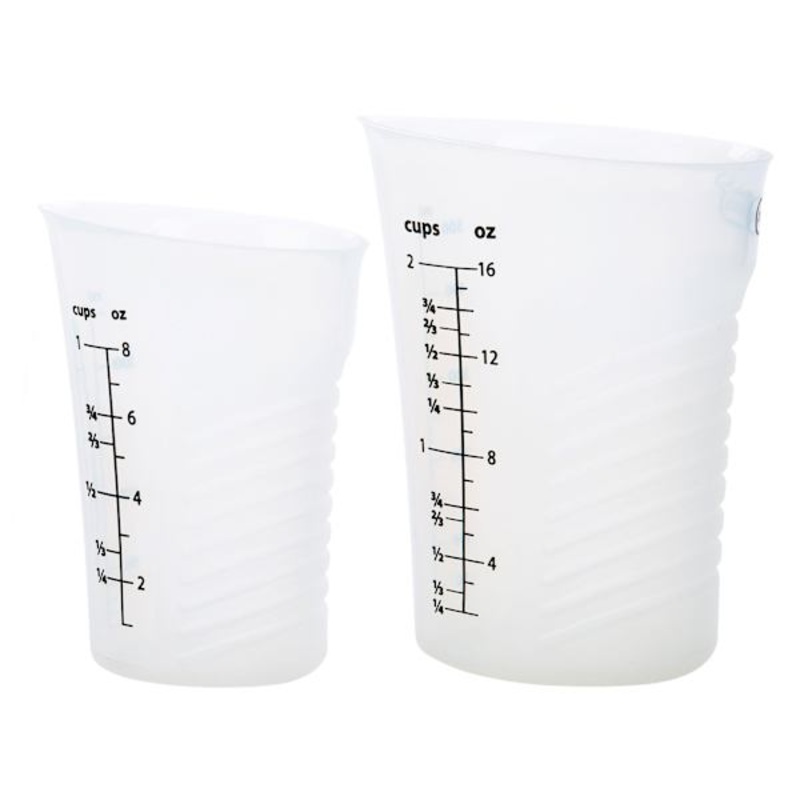 Progressive Set of 2 Silicone Measuring Cups