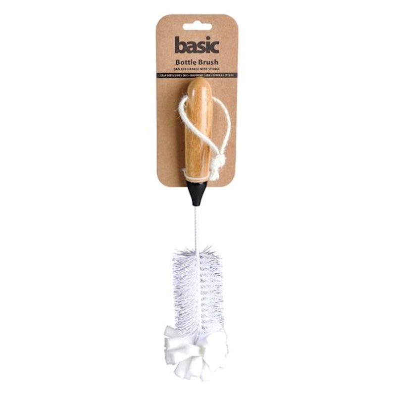Bamboo Bottle Brush, 12″