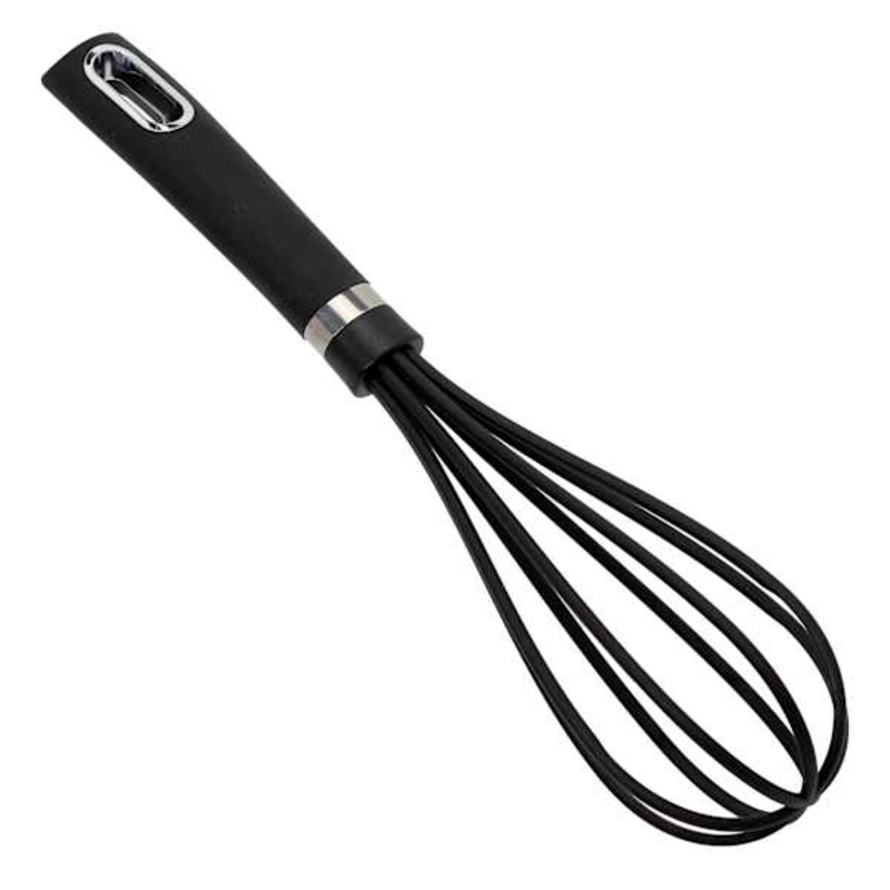 Black Plastic Whisk, 13.5″