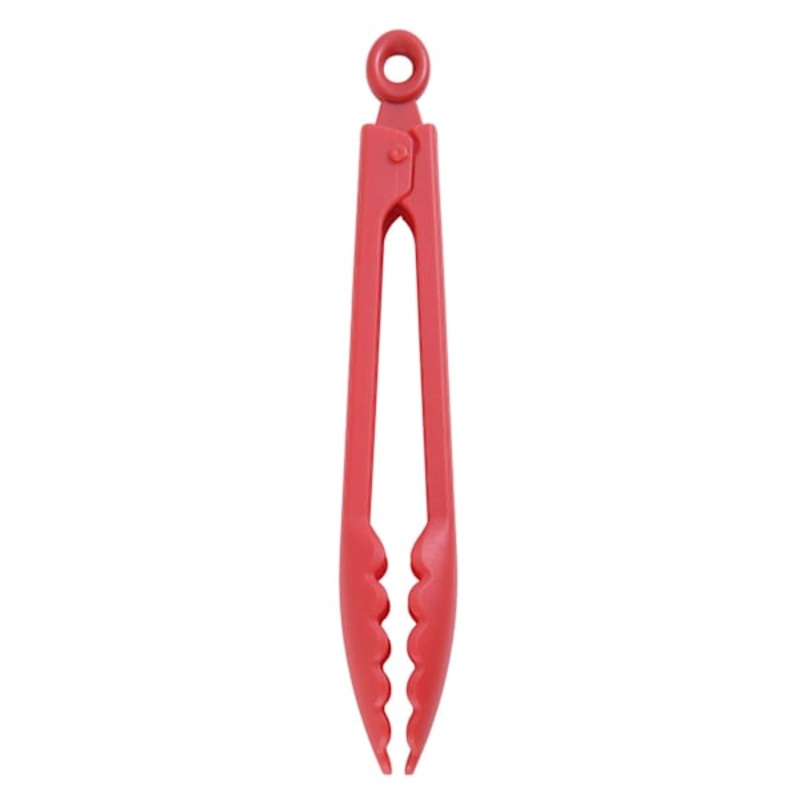 Farberware Red 9In Nylon Tongs