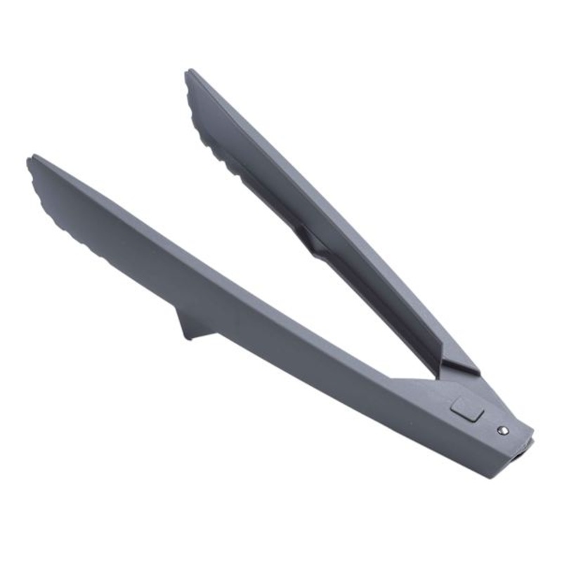 Grey Nylon Kitchen Tongs