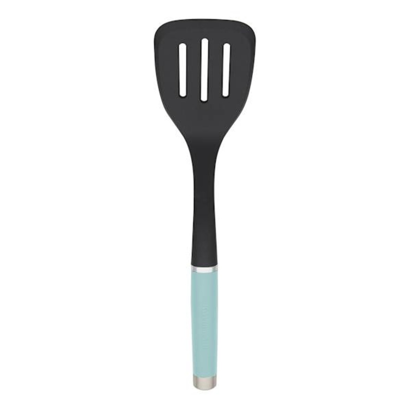 KitchenAid Classic Nylon Slotted Turner, Aqua