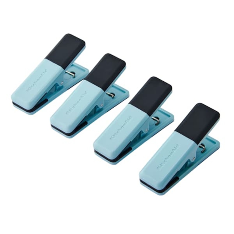 KitchenAid Set of 4 Mineral Water Blue Small Bag Clips