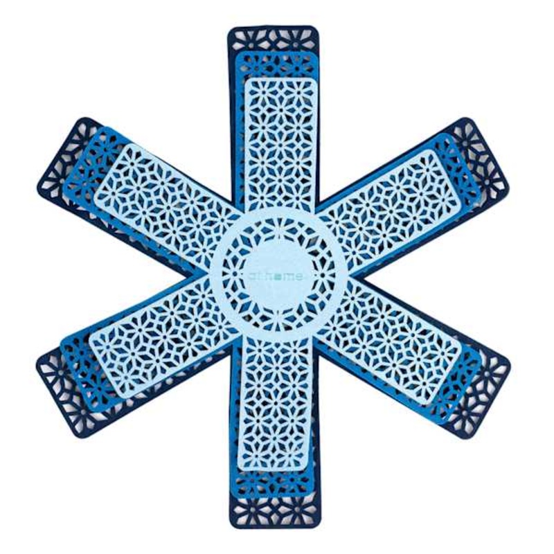 3-Piece Cookware Protector Set, Blue