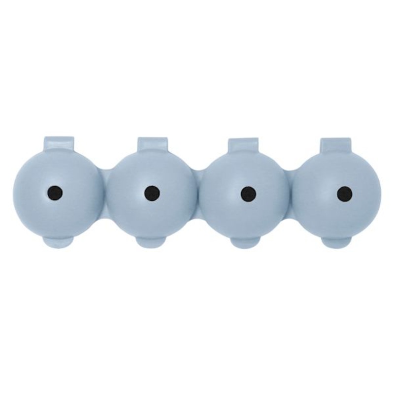 4-Section Ice Ball Tray, Blue
