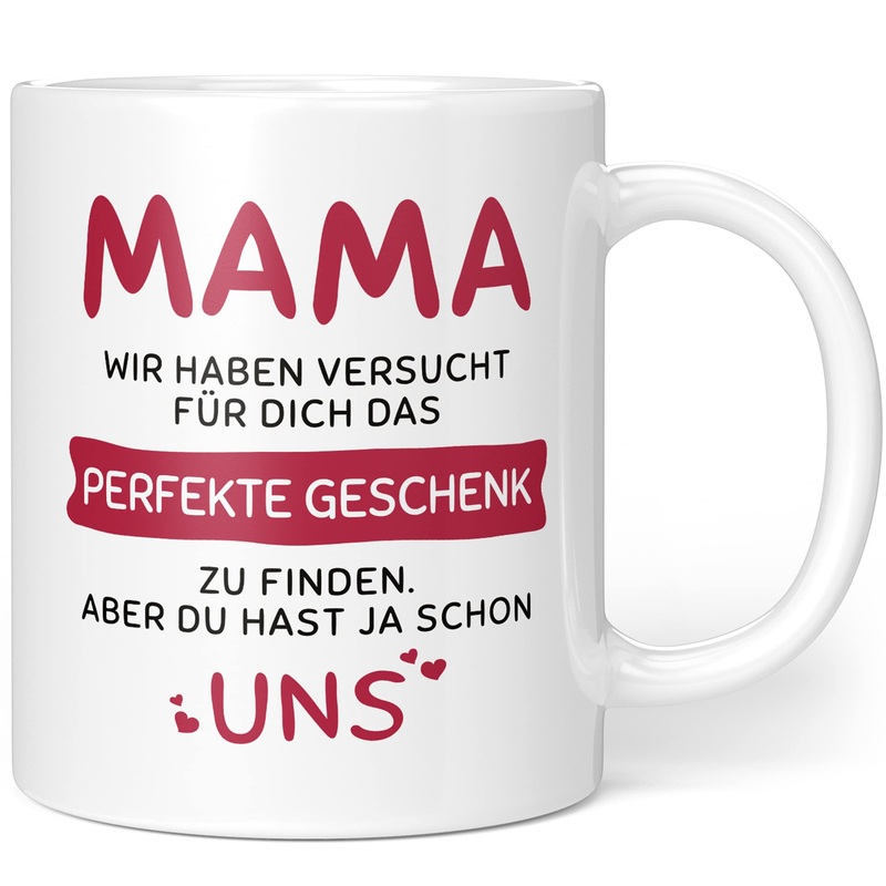 Gift ideas mom – the perfect gift but you have – gifts for mom – mom cup – mom gift birthday – ceramic mom gift – us – red