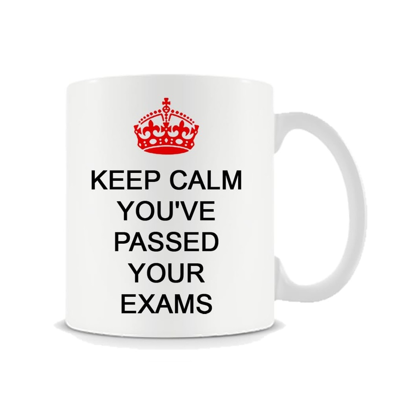 Giftme Keep Calm You’ve Passed Your Exams 11oz Coffee Tea Ceramic Mug.