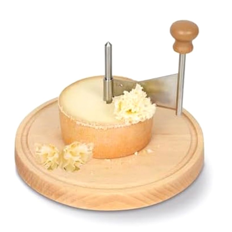 Sarpoer Cheese Winder and Cheese Slicer Made of Stainless Steel – Perfect for de Moine Cheese and Chocolate Multifunctional and Rustproof