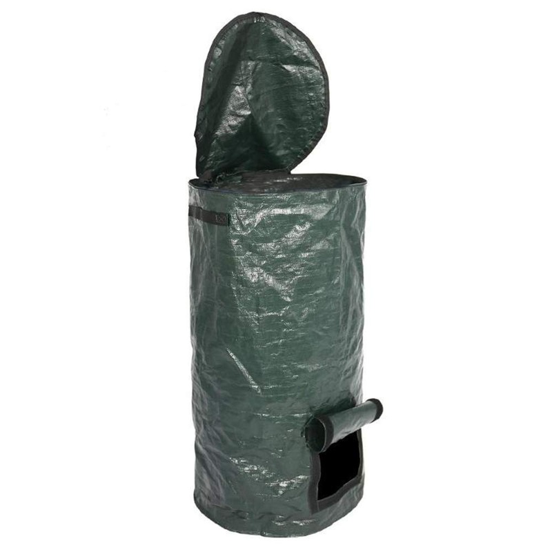 1PC Compost Bag Homemade Organic Ferment Compost Bag Waste Disposal Homemade Organic Waste PE Compost Bag Vegetable Grow Bag S Small