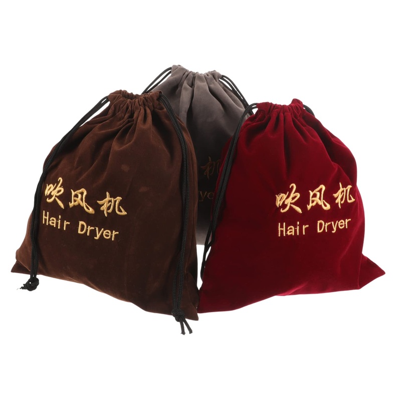 Didiseaon 3 Pcs Hair Dryer Storage Bag Travel Hair Dryer Blow Dryer Bag Storage Bag for Hair Dryer Drawstring