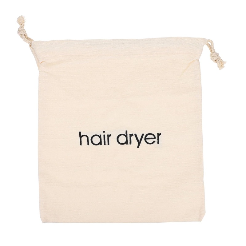 Healeved Hair Dryer Storage Bag Hairdryer Pouch Organizer Hair Dryer Bag Fabric Cordless Silicone Case Travel 33.00X30.00X0.50CM Beige