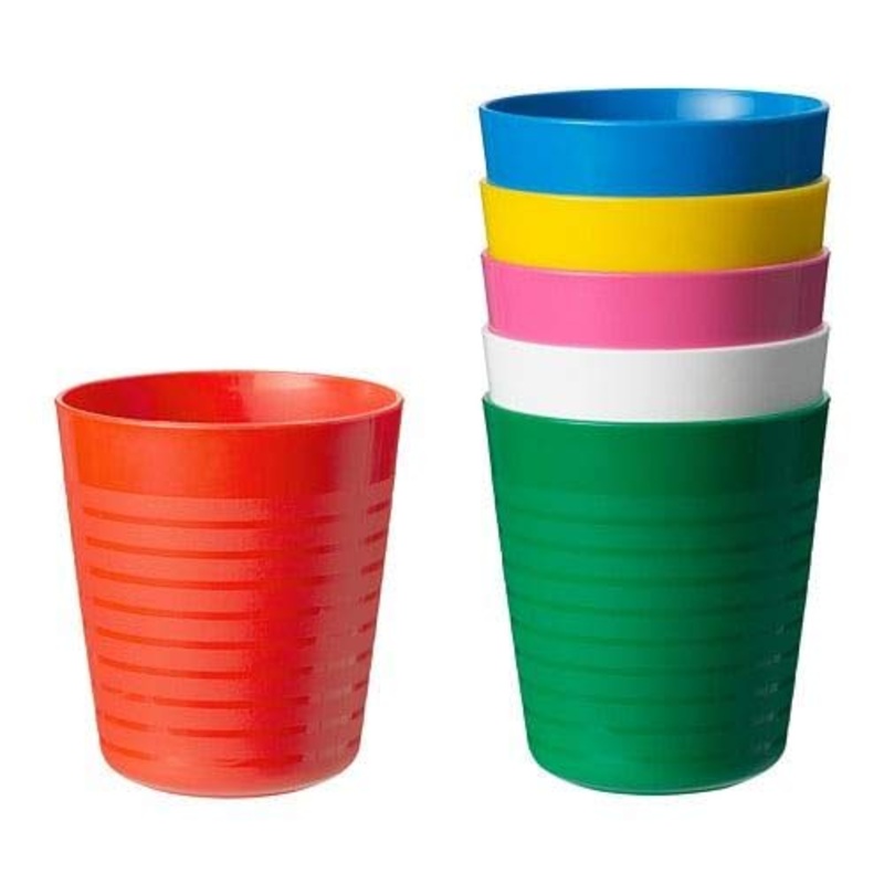 Ikea Kalas cup 6 pieces multi -colored