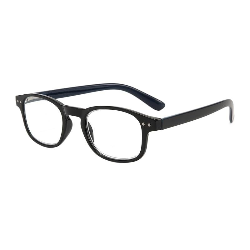 Kchycv presbyopia glasses for reading portable presbyopia glasses bifocal reading glasses personalized presbyopia glasses (size: black color: 250 degree))