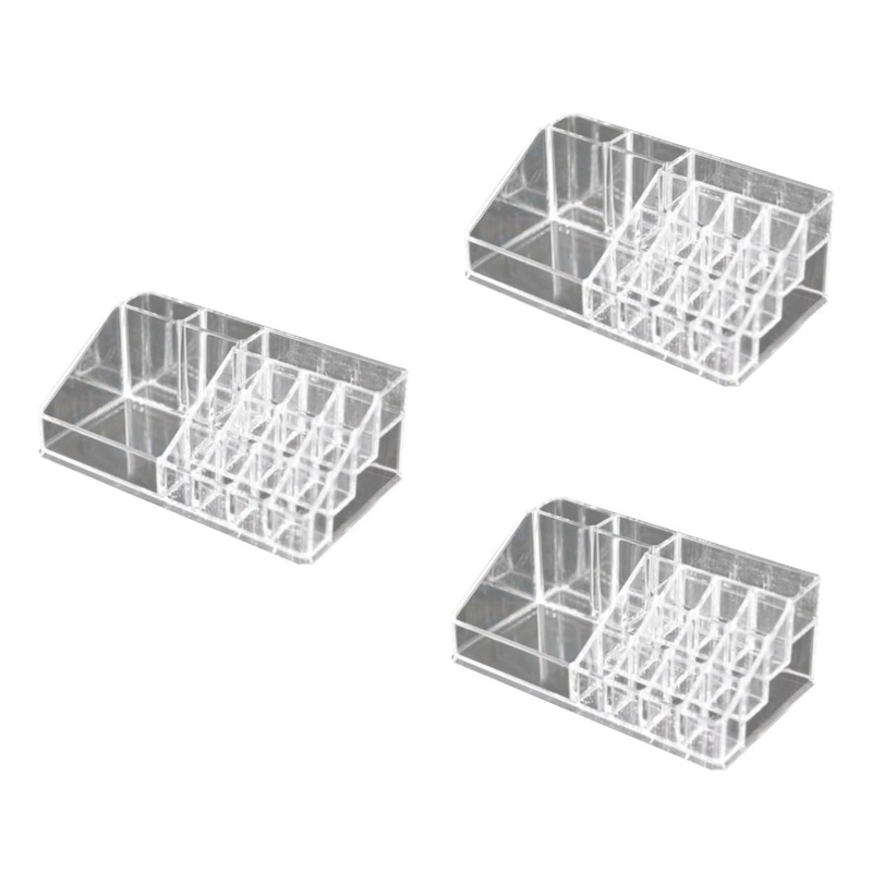 MAGICLULU 3pcs Cosmetic Storage Case Skin Care Products Storage Box