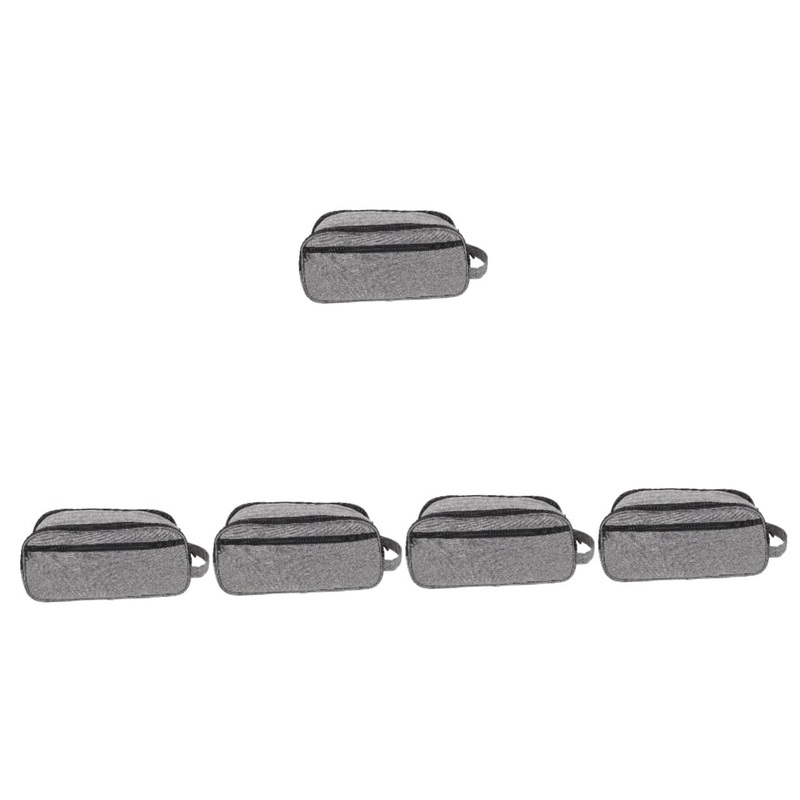 Mobestech 5pcs Storage Bag Portable Toiletry Bag Toiletries Pouch Travel Household Polyester