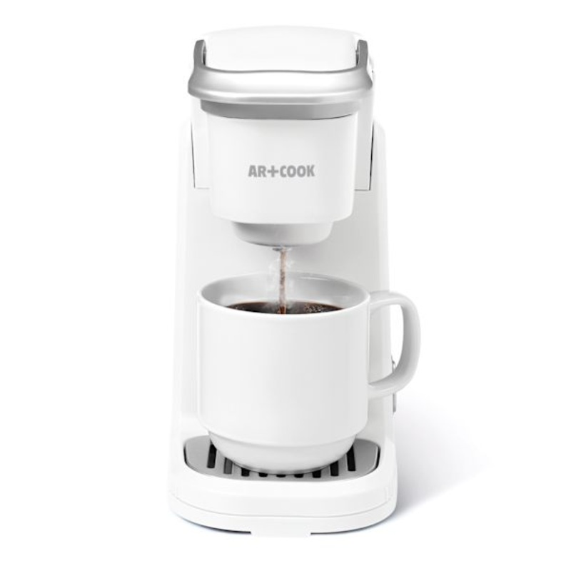 Single Serve White Coffee Maker, 10oz