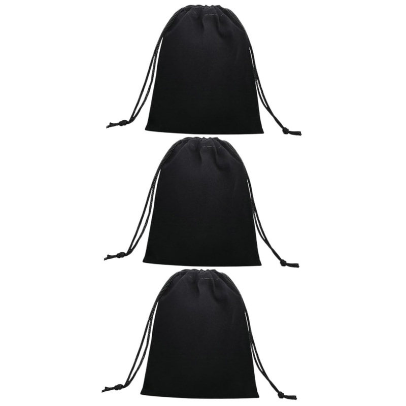 SOIMISS 3pcs M Hair Blower Lint Drawstring Storage Bag Hair Dryer Case Hair Dryer Pouch Jewelry Packing Bag