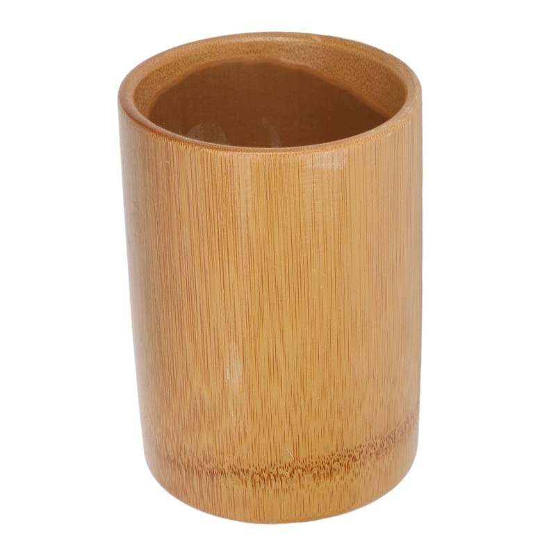 ZJchao Bamboo Holder Large Capacity Desktop Bamboo Holder for Bathroom for Home