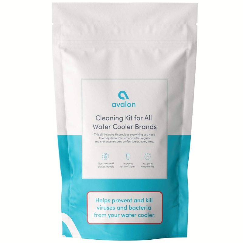 Avalon CLEANINGKIT All-Inclusive Cleaning Kit for All Branded Water Coolers Removes Mineral Buildup and Limescale White