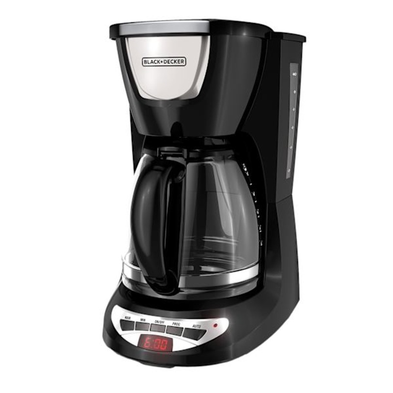 Black & Decker 12-Cup Coffee Maker, Black