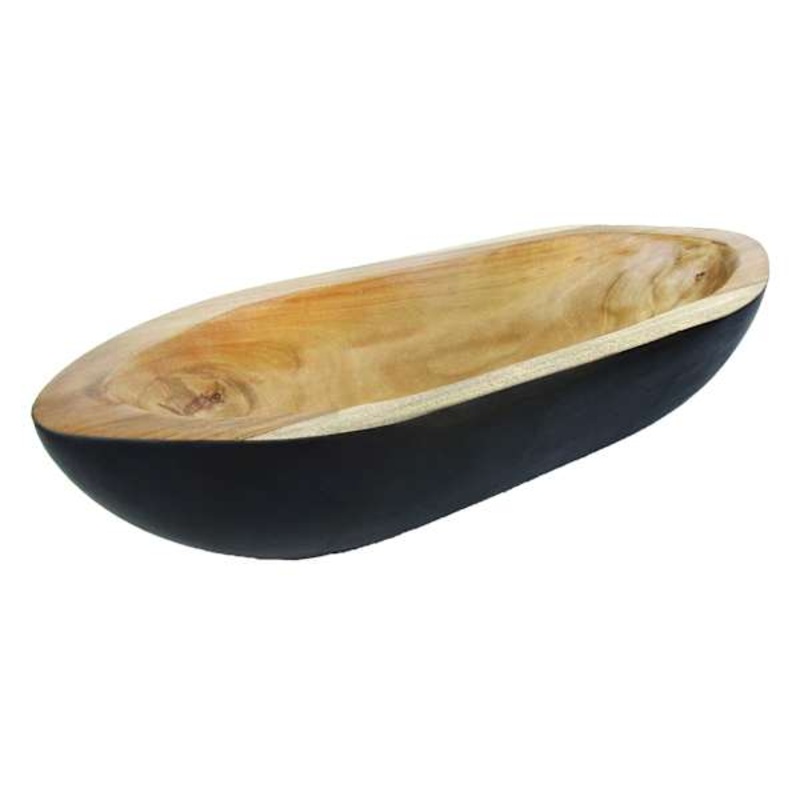 Black & Natural Perahu Bowl