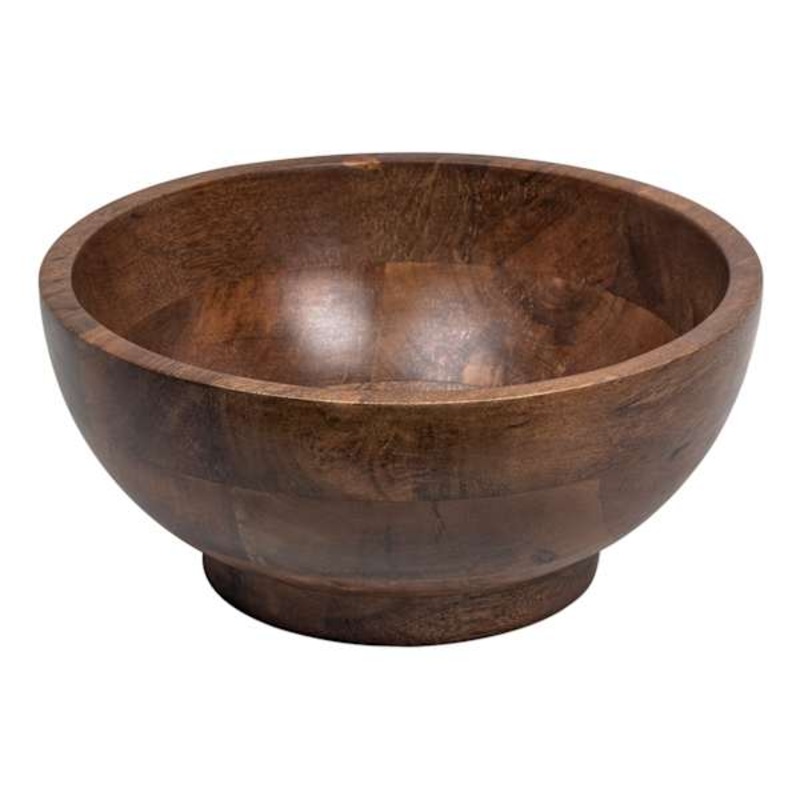 Honeybloom Mango Wood Decorative Bowl, 10″