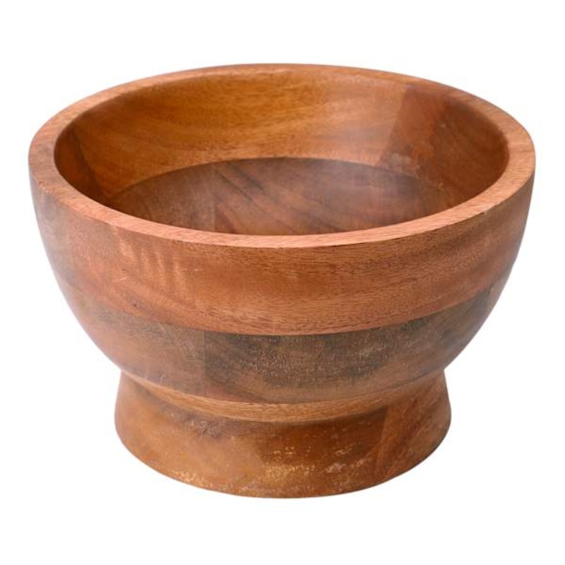 Mango Wood Decorative Bowl, 8″