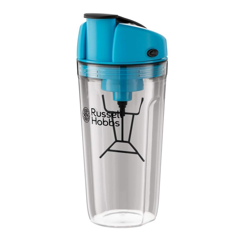 Russell Hobbs Instander Electric Sports Drink Mixer 600 ml BPA-free powder compartment protein protein fitness diet & cocktail Shaker 24880-56