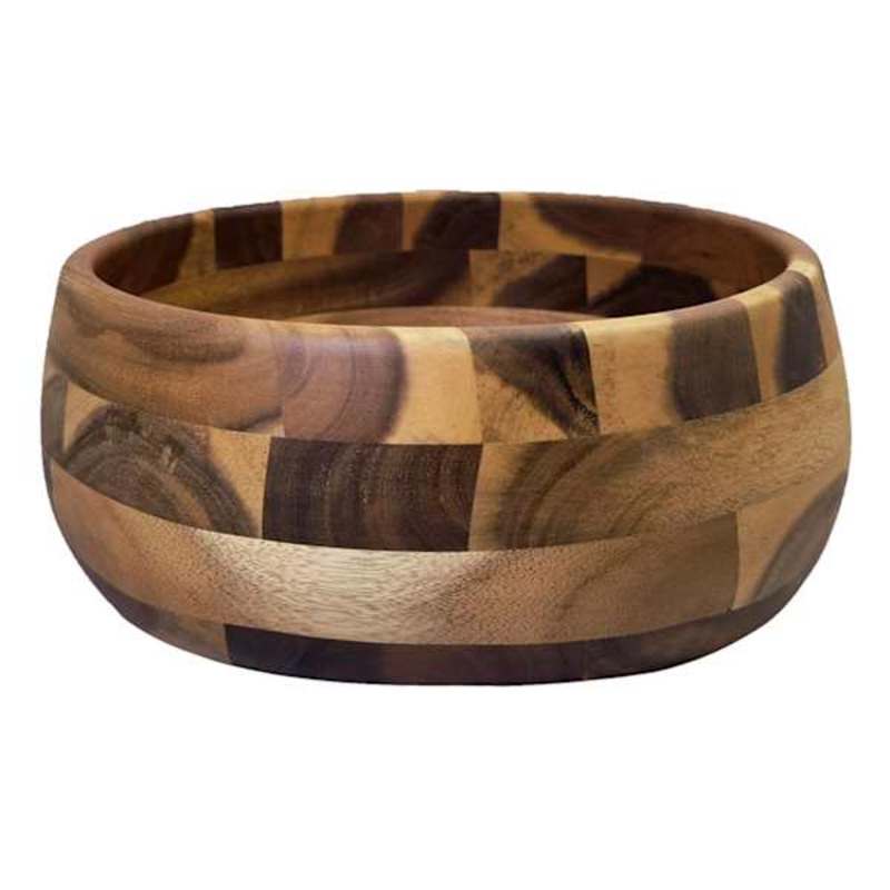 Acacia Wood Serving Bowl, Medium