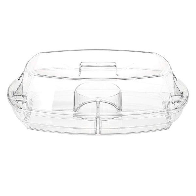 Flip-Lid Appetizers on Ice Food Container