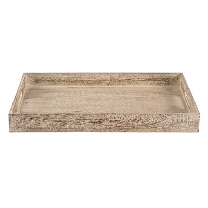 Grey Wood Tray, 19×14