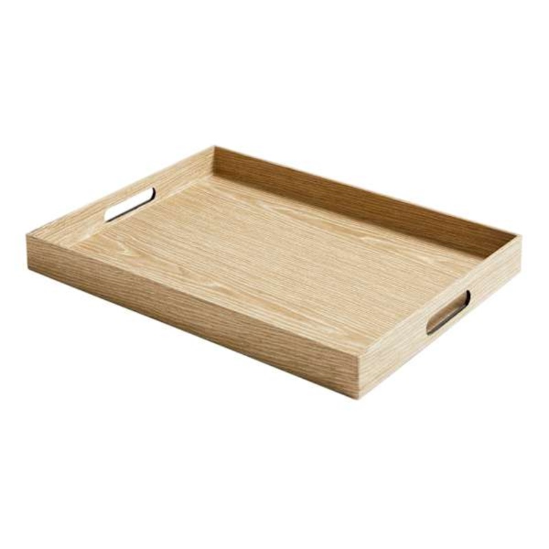 Leather Finish Rectangle Decorative Tray, 14×19