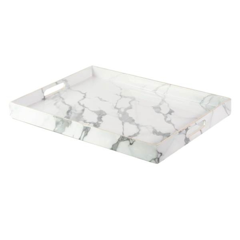 Marble Print Tray, 19×14